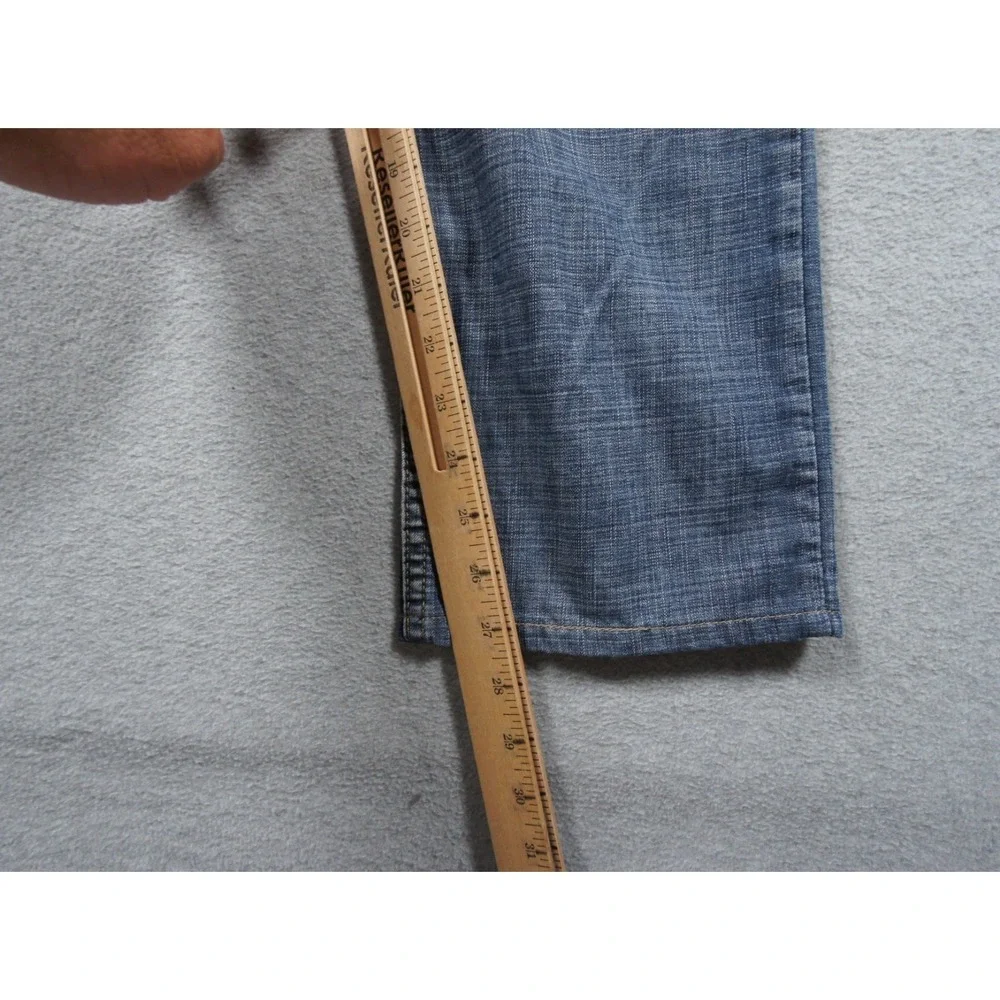 Armani Jeans Mens 36 Blue Denim Pants Straight Leg Italy‎ Luxury Casual 35x27